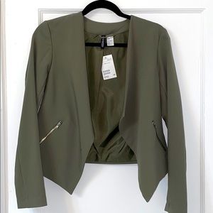 H&M size 4 army green blazer